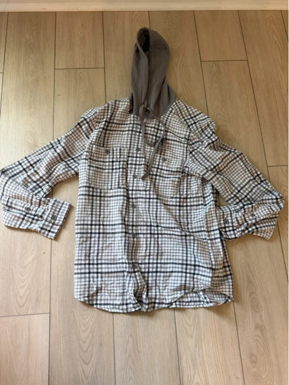 Original Use Hooded Plaid Flannel Shirt Jacket Men’s Size Small NWT